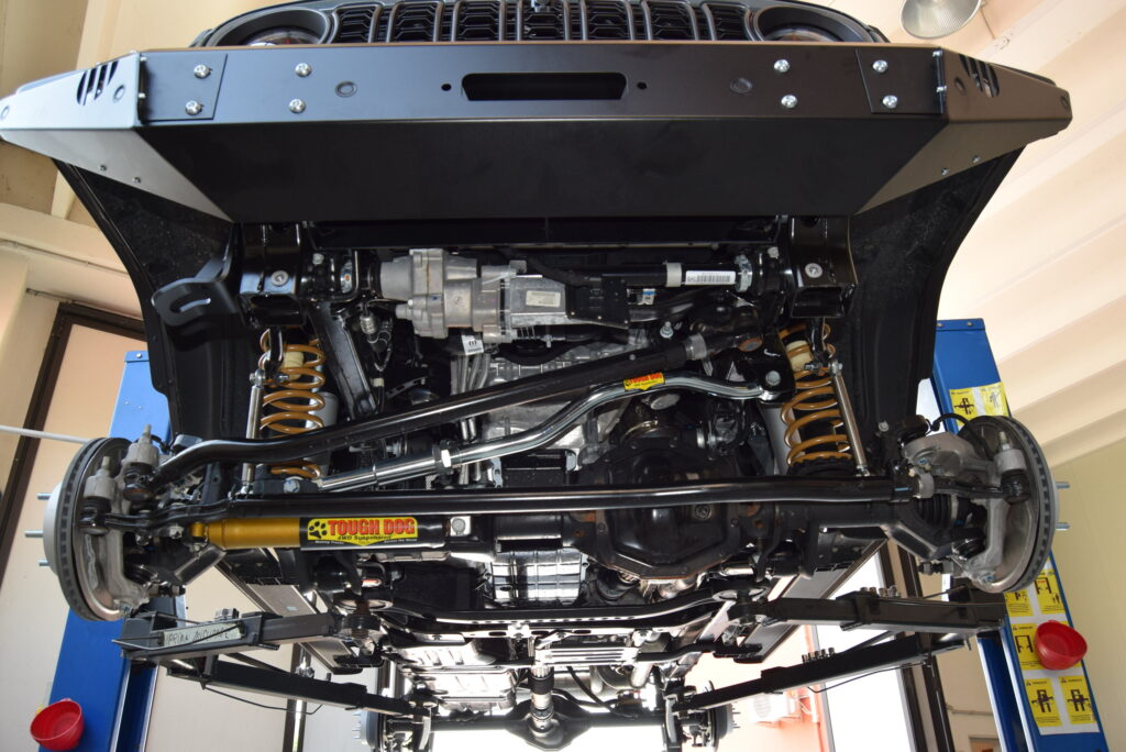 Allestimento trasformazione omologazione Jeep Wrangler JL e JLU - sospensioni 4